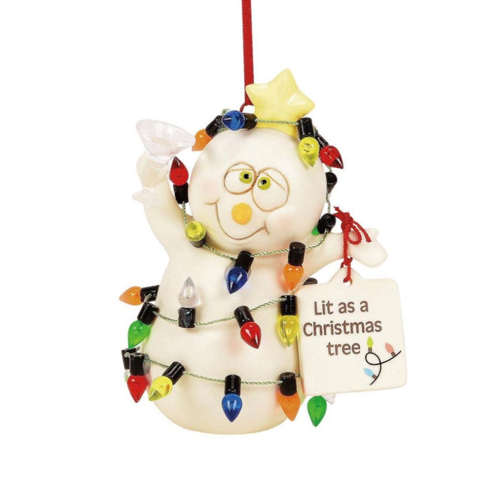 Snowpinions Lit As A Christmas Tree Ornament