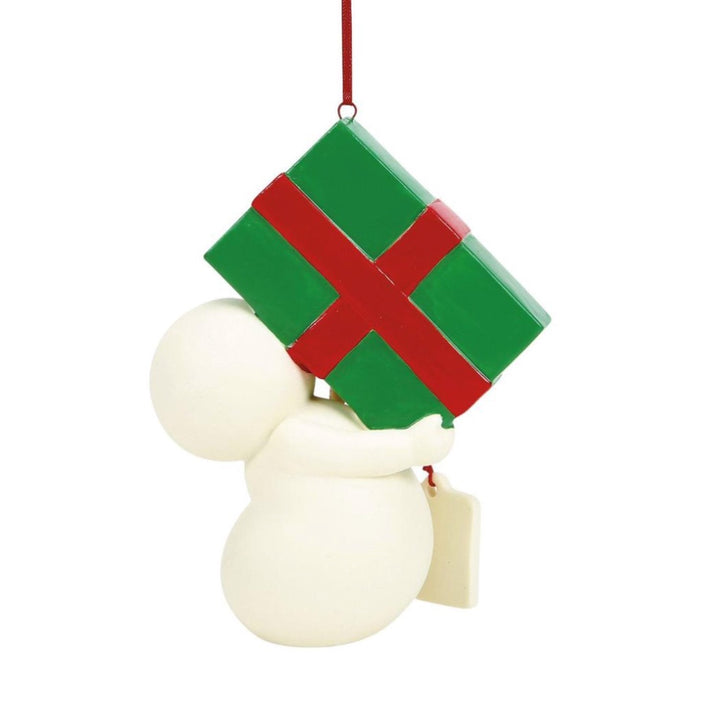 Snowpinions Stop Looking At My Package Ornament