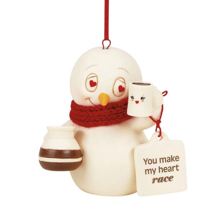 Snowpinions You Make My Heart Race Ornament