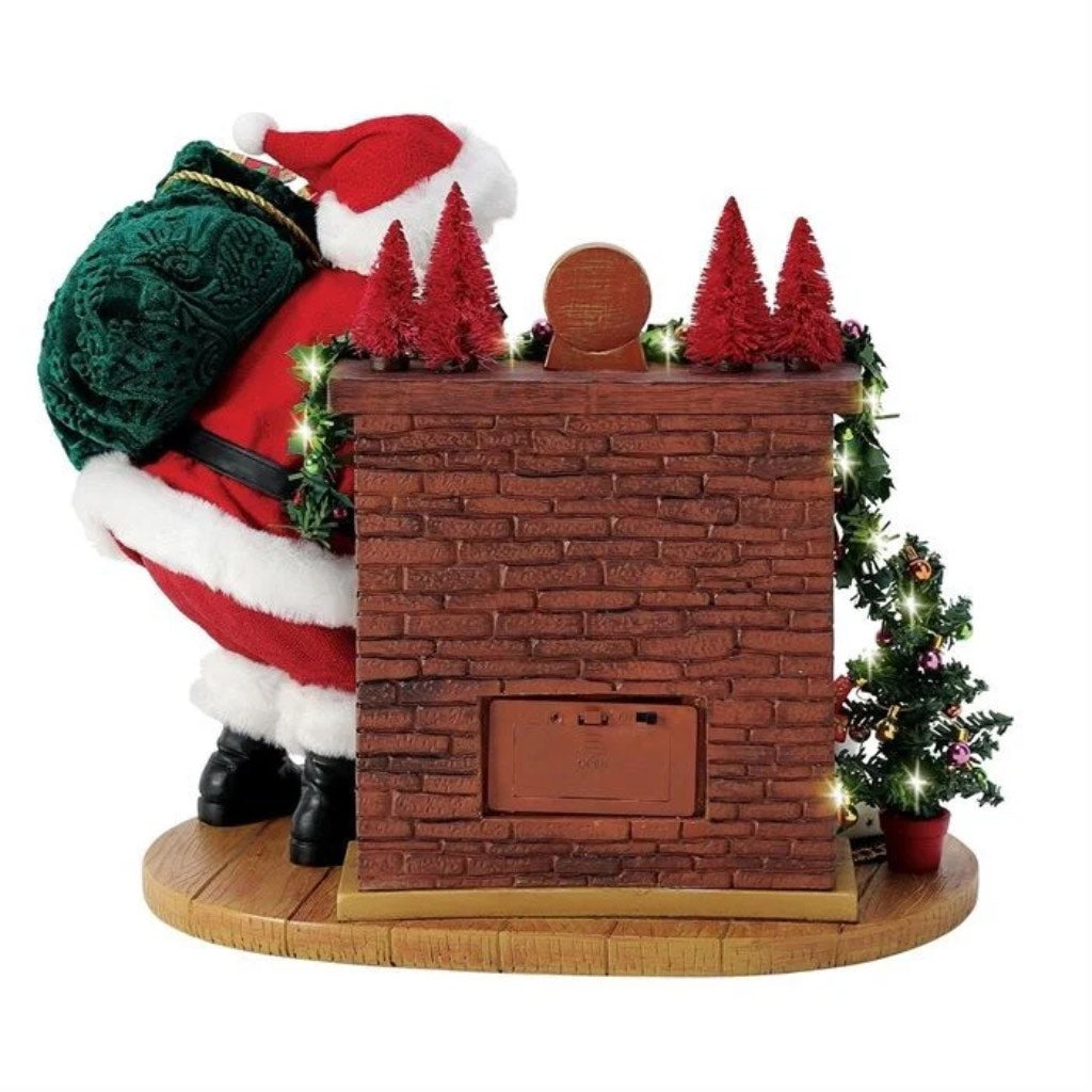 Possible Dreams Clothtique Visions of Sugar Plums Santa Figurine