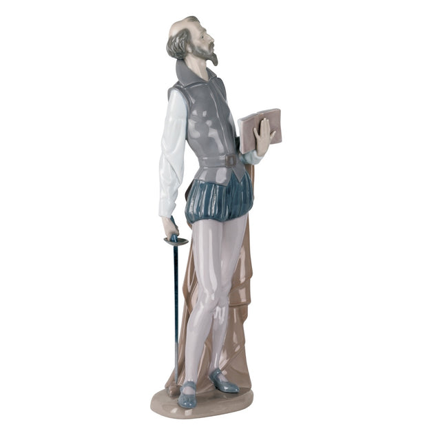 Nao by Lladro Don Quixote Reading Figurine