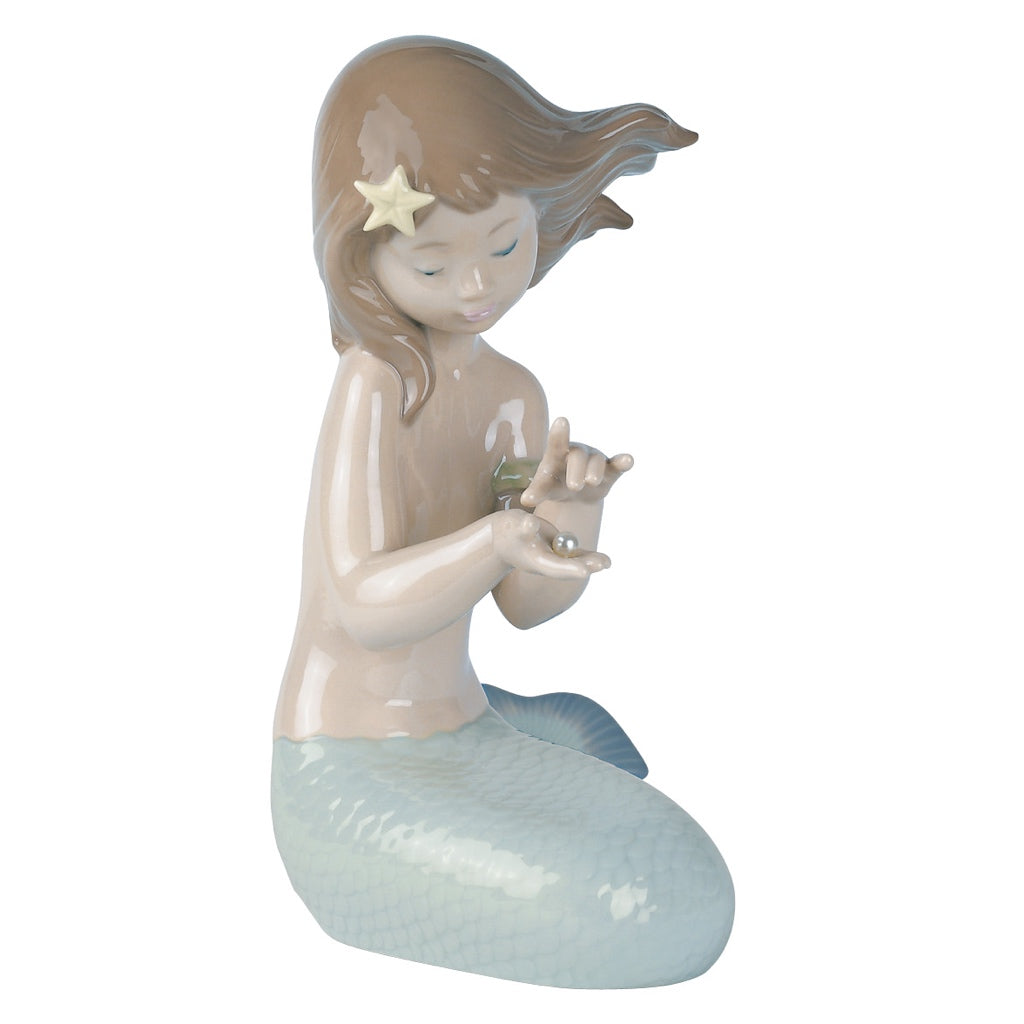 ★LLADRO★NAO★ねぇ、遊ぼうよ！③(美品) Nao by Lladro Jewel Of The Sea Figurine – Annual Ornaments