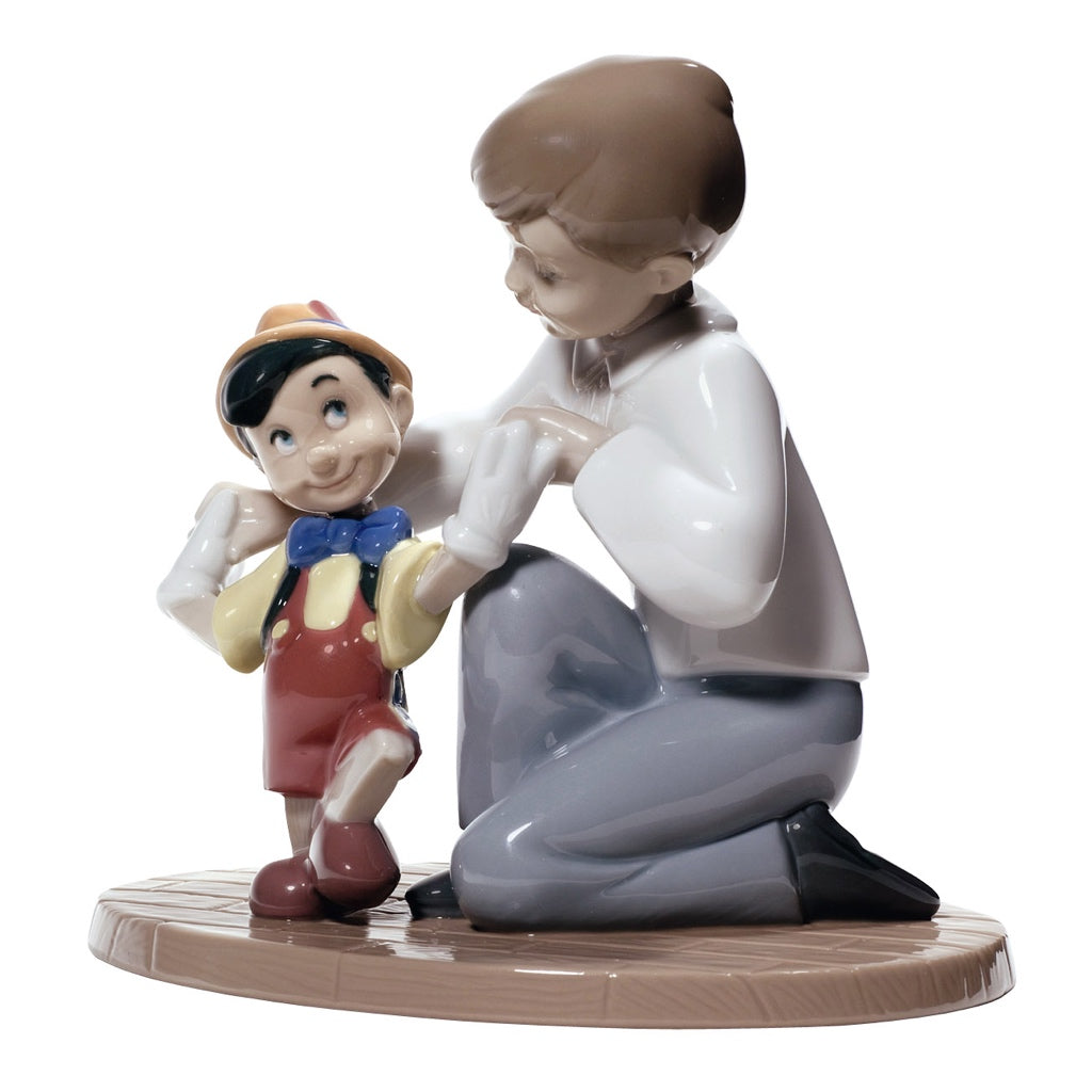 Nao by Lladro Pinocchio's First Steps Figurine