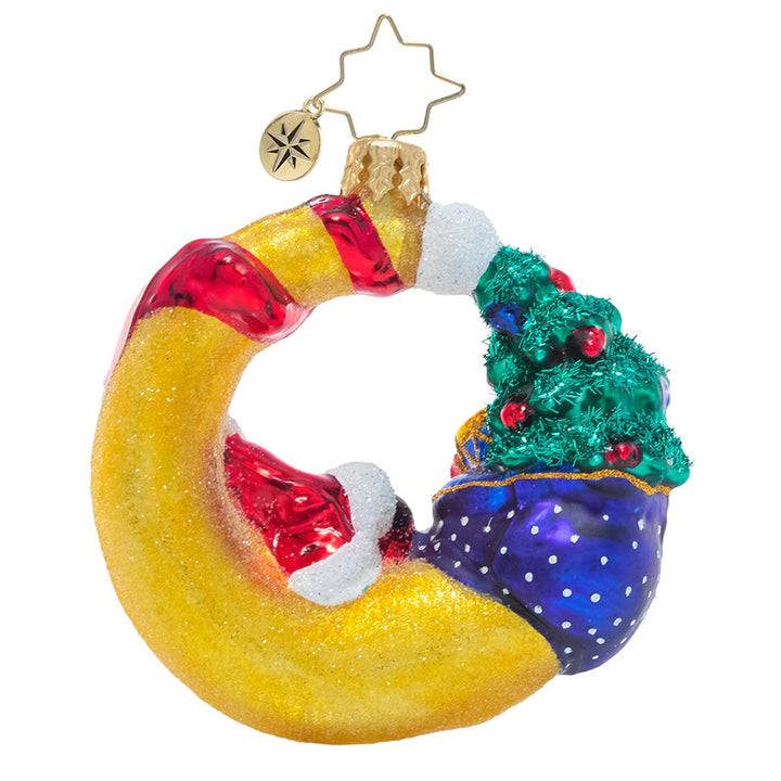 Christopher Radko Over The Moon for Christmas Gem Ornament