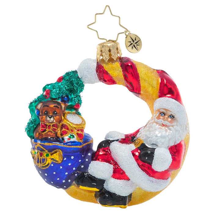 Christopher Radko Over The Moon for Christmas Gem Ornament