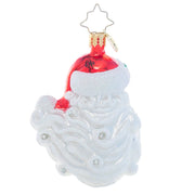 Christopher Radko Jolly With A Dash of Holly Gem Christmas Ornament