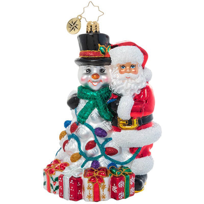 Christopher Radko A Frosty Duo Christmas Ornament