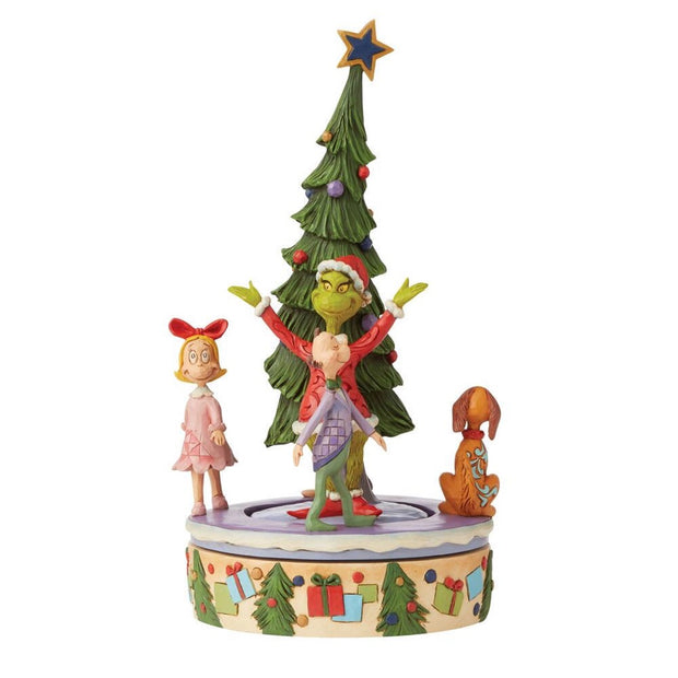 Jim Shore Grinch Rotator Tree Figurine