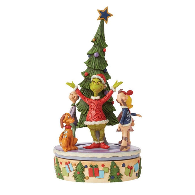 Jim Shore Grinch Rotator Tree Figurine