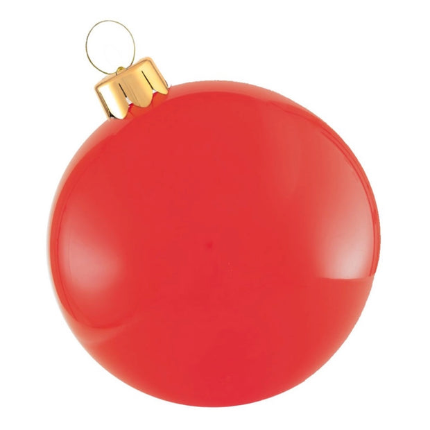Holiball 30" Inflatable Ornament - Classic Red