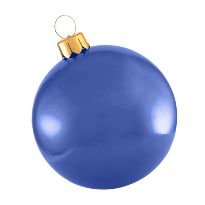 Holiball 18" Inflatable Ornament - Dark Blue