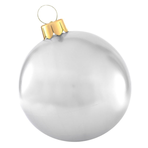 Holiball 30" Inflatable Ornament - Silver