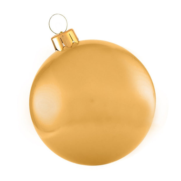 Holiball 18" Inflatable Ornament - Vintage Gold