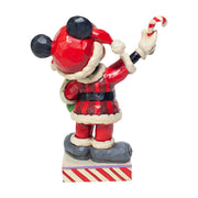 Jim Shore Disney Traditions Santa Mickey With Candy Canes Figurine