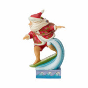 Jim Shore Santa Surfing Figurine