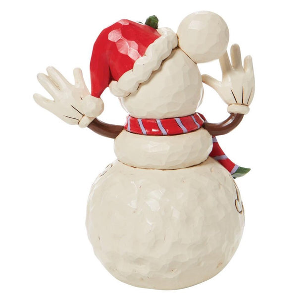 Jim Shore Disney Traditions Mickey Snowman Figurine