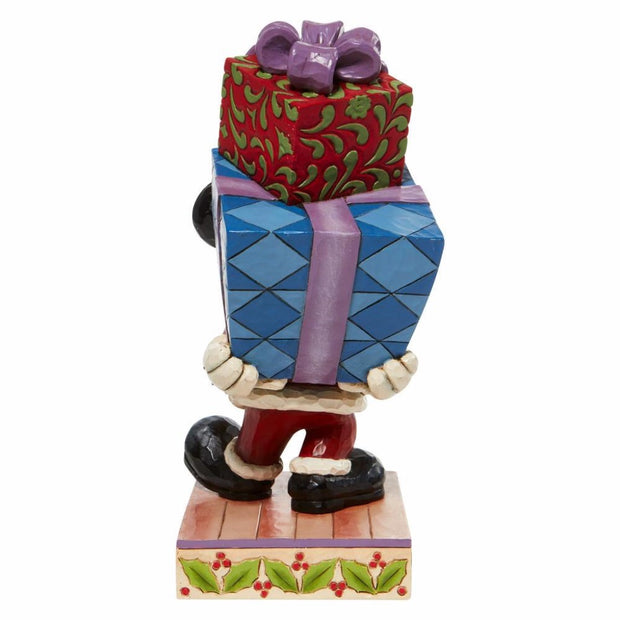 Jim Shore Disney Traditions Mickey With Presents Figurine