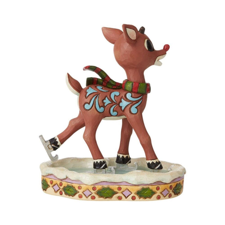 Jim Shore Rudolph Ice Skating Figurine