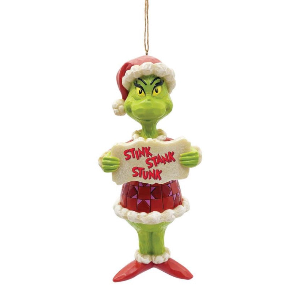 Jim Shore Grinch Stink Stank Stunk PVC Ornament