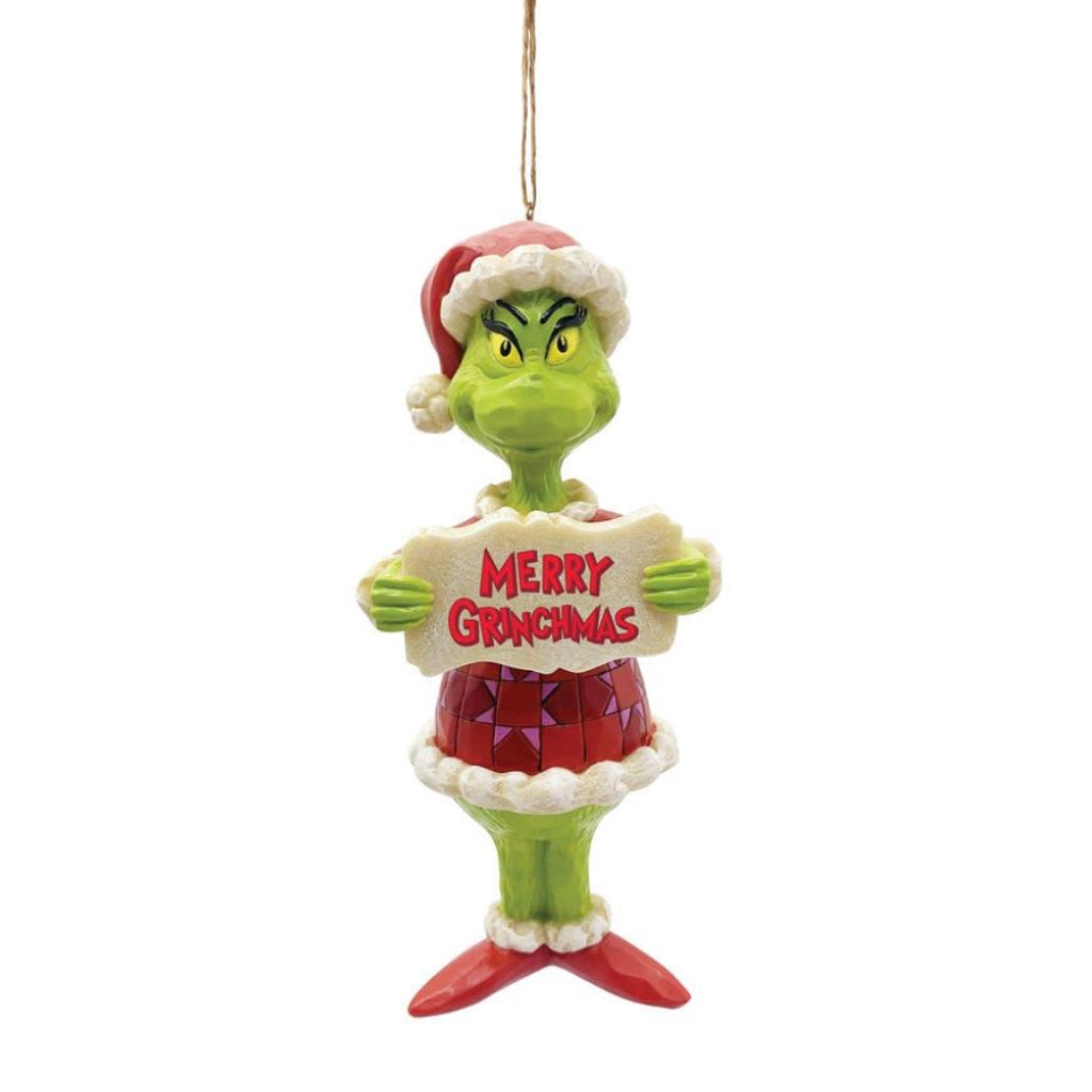 Grinch Merry Grinchmas PVC Ornament