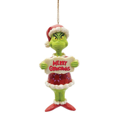 Jim Shore Grinch Merry Grinchmas PVC Ornament