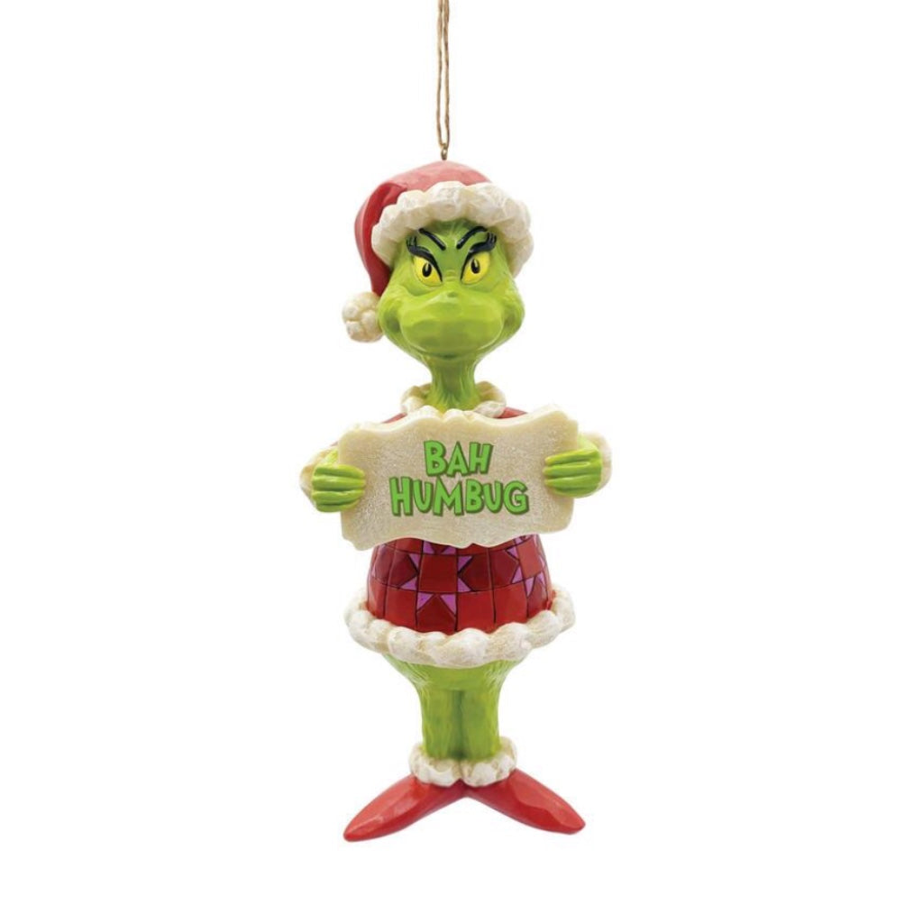 Jim Shore Grinch Bah Humbug PVC Ornament