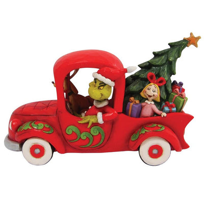 Jim Shore Grinch With Friends in Truck Figurine