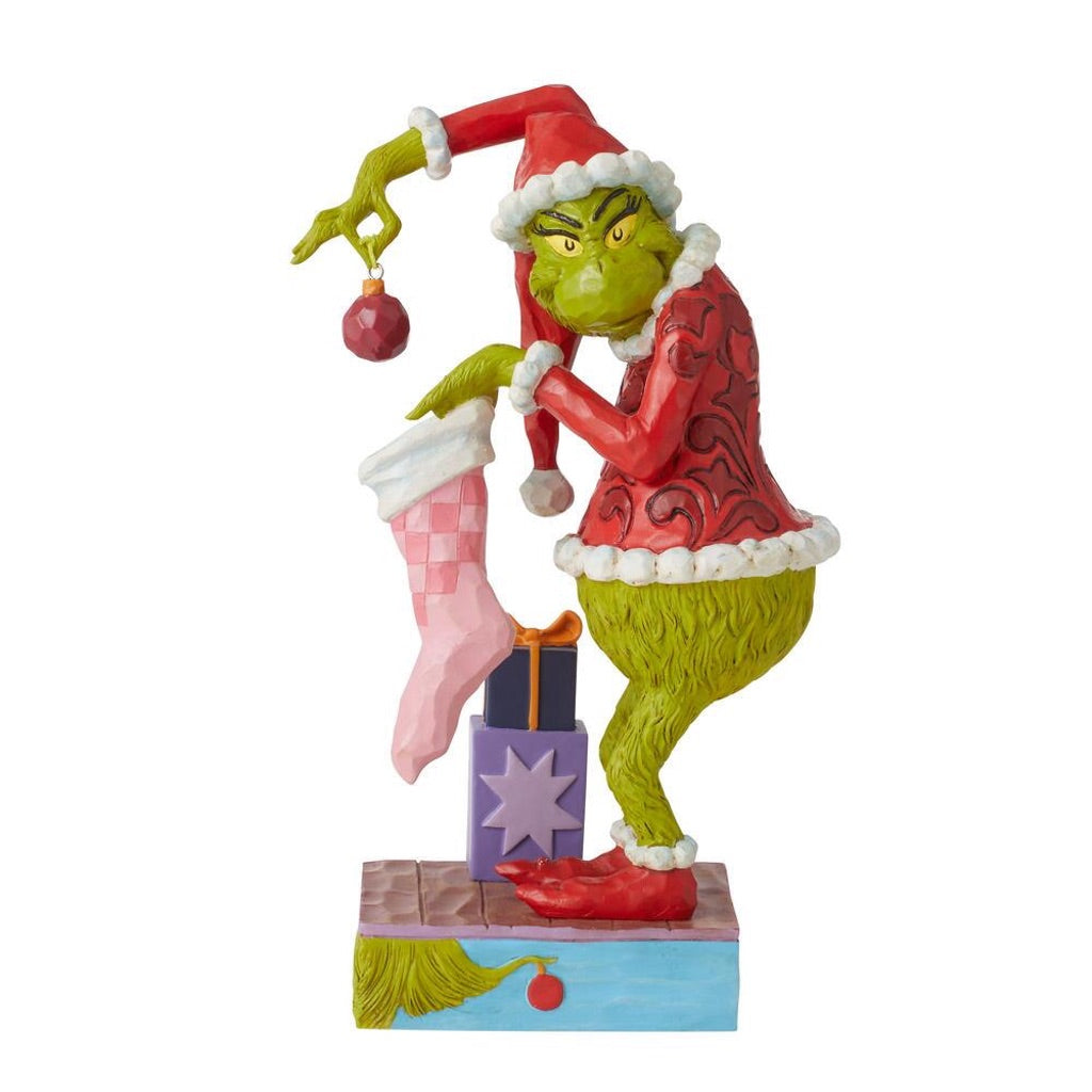 Jim Shore Grinch Stealing Ornament Figurine