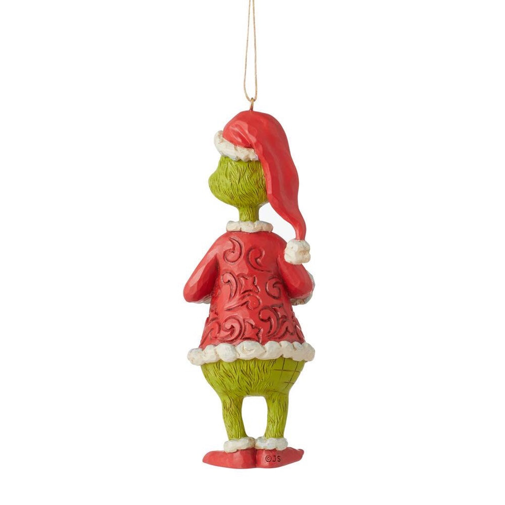 Jim Shore Grinch Holding Candy Cane Ornament