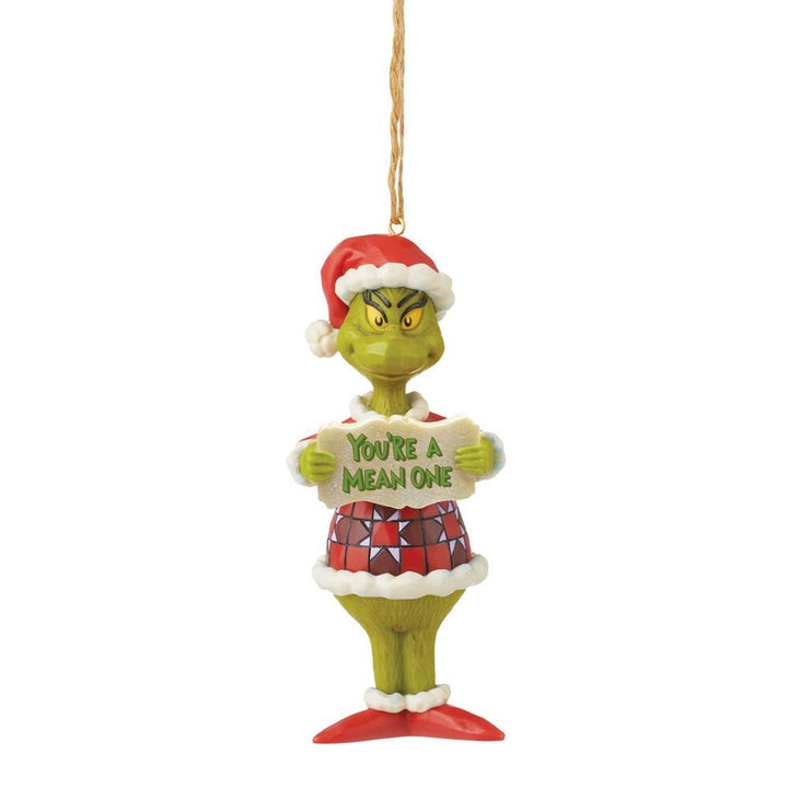 Jim Shore Grinch You're A Mean One Grinch PVC Ornament