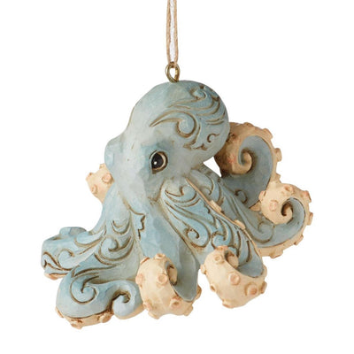 Jim Shore Coastal Octopus Ornament