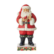 Jim Shore Santa Holding Cardinal Figurine
