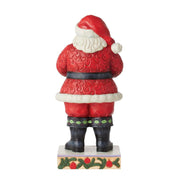 Jim Shore Santa Holding Cardinal Figurine