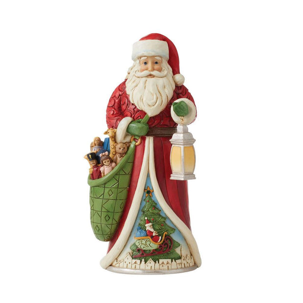 Jim Shore 2022 Worldwide Event Santa With Bag Figurine