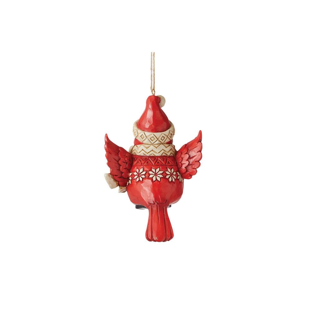 Nordic Noel Cardinal Ornament - Thumbnail 3