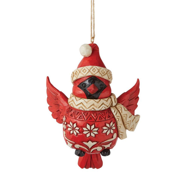 Jim Shore Nordic Noel Cardinal Ornament