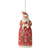Jim Shore Nordic Noel Santa Ornament