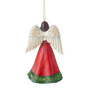 Jim Shore Christmas Angel With Holly Ornament