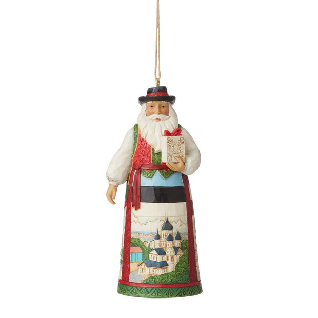 Jim Shore Baltic Santa Ornament