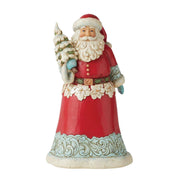 Jim Shore Wonderland Santa And Tree Figurine