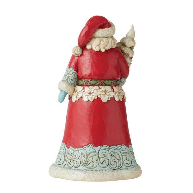 Jim Shore Wonderland Santa And Tree Figurine