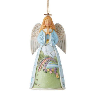 Jim Shore Rainbow Bridge Angel Ornament