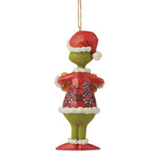 Jim Shore Grinch I'm Here for the Presents PVC Ornament