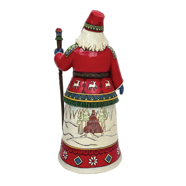 Jim Shore Lapland Santa with Cane 15th Annual Figurine