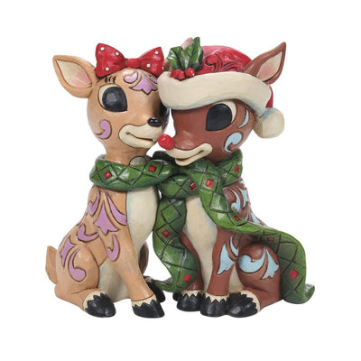 Jim Shore Rudolph & Clarice Figurine