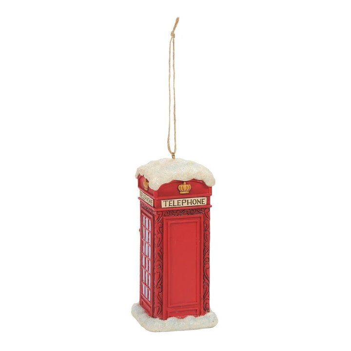 Jim Shore Christmas Phone Box Ornament