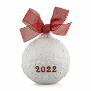 Lladro 2022 Ball Christmas Ornament (Red Re-Deco)