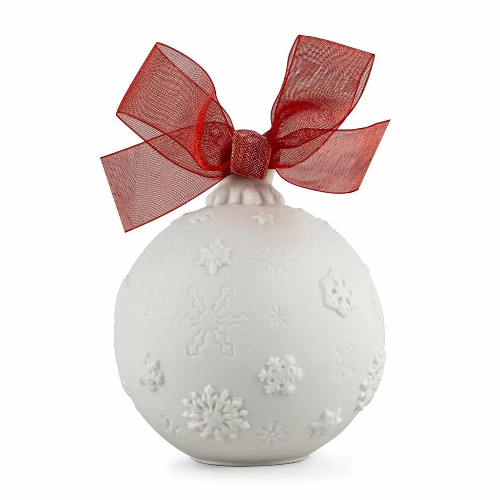 Lladro 2022 Ball Christmas Ornament (Red Re-Deco)