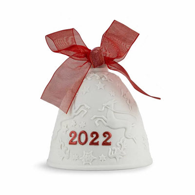Lladro 2022 Bell Christmas Ornament (Red Re-Deco)