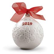 Lladro 2019 Ball Christmas Ornament (Red Re-Deco)
